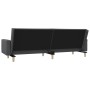 Two-seater sofa bed with two light gray fabric pillows. by , Sofas - Ref: Foro24-375741, Price: 280,83 €, Discount: %