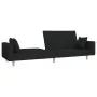 Two-seater sofa bed with two black fabric pillows. by , Sofas - Ref: Foro24-375743, Price: 285,75 €, Discount: %