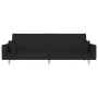 Two-seater sofa bed with two black fabric pillows. by , Sofas - Ref: Foro24-375743, Price: 285,75 €, Discount: %