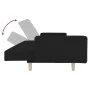 Two-seater sofa bed with two black fabric pillows. by , Sofas - Ref: Foro24-375743, Price: 285,75 €, Discount: %
