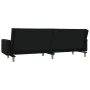 Two-seater sofa bed with two black fabric pillows. by , Sofas - Ref: Foro24-375743, Price: 285,75 €, Discount: %