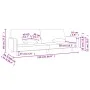 2-Sitzer-Schlafsofa mit zwei schwarzen Stoffkissen von , Sofas - Ref: Foro24-375743, Preis: 285,75 €, Rabatt: %
