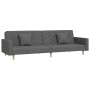 2-Sitzer-Schlafsofa mit zwei dunkelgrauen Stoffkissen von , Sofas - Ref: Foro24-375900, Preis: 282,32 €, Rabatt: %