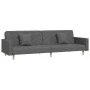 2-Sitzer-Schlafsofa mit zwei dunkelgrauen Stoffkissen von , Sofas - Ref: Foro24-375900, Preis: 276,44 €, Rabatt: %