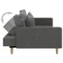 2-Sitzer-Schlafsofa mit zwei dunkelgrauen Stoffkissen von , Sofas - Ref: Foro24-375900, Preis: 276,44 €, Rabatt: %