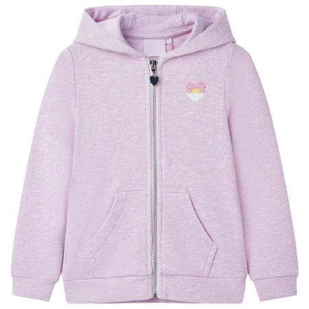 Kinder Hoodie mit Reißverschluss lila mix 128 von , Kinder-T-Shirts - Ref: Foro24-10987, Preis: 20,42 €, Rabatt: %
