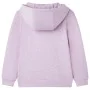 Child's lilac hooded sweatshirt with zipper, size 128 by , Kids T-shirts - Ref: Foro24-10987, Price: 20,16 €, Discount: %