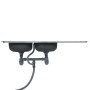 Doppelbeckenspüle mit Sieb und Siphon aus Edelstahl von vidaXL, Sinkt - Ref: Foro24-145075, Preis: 186,45 €, Rabatt: %