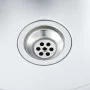 Double sink with stainless steel strainer and siphon by vidaXL, Sinks - Ref: Foro24-145075, Price: 181,05 €, Discount: %