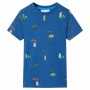 Dunkelblaues Kinder-T-Shirt melange 140 von , Kinder-T-Shirts - Ref: Foro24-12233, Preis: 9,00 €, Rabatt: %