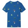 Dunkelblaues Kinder-T-Shirt melange 140 von , Kinder-T-Shirts - Ref: Foro24-12233, Preis: 9,00 €, Rabatt: %