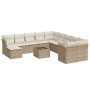 12-teiliges Gartensofa-Set und Kissen aus braunem Kunststoff-Rattan. von , Gartensets - Ref: Foro24-3218618, Preis: 738,27 €,...