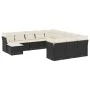Set Gartensofas 12 Stück Kissen synthetisches Rattan schwarz von , Gartensets - Ref: Foro24-3218626, Preis: 681,82 €, Rabatt: %