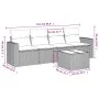 Gartensofa-Set mit Kissen, 5-teilig, beiges synthetisches Rattan von , Gartensets - Ref: Foro24-3218679, Preis: 301,76 €, Rab...
