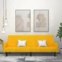 Sofá cama de 2 plazas terciopelo amarillo de , Sofás - Ref: Foro24-375781, Precio: 268,86 €, Descuento: %