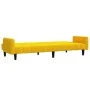 2-Sitzer-Schlafsofa aus gelbem Samt von , Sofas - Ref: Foro24-375781, Preis: 268,86 €, Rabatt: %