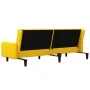 2-Sitzer-Schlafsofa aus gelbem Samt von , Sofas - Ref: Foro24-375781, Preis: 268,86 €, Rabatt: %