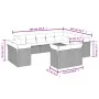 12-piece garden sofa set and brown synthetic rattan cushions by , Garden sets - Ref: Foro24-3218529, Price: 793,59 €, Discoun...