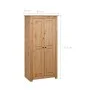 Armario madera maciza pino Panamá Range 80x50x171,5 cm de vidaXL, Armarios roperos - Ref: Foro24-282664, Precio: 376,84 €, De...