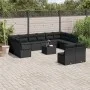 Set aus Gartensofas und Kissen 13 Stück synthetisches Rattan schwarz von , Gartensets - Ref: Foro24-3218375, Preis: 770,84 €,...