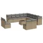 14-teiliges Gartensofa-Set mit beigen synthetischen Rattankissen von , Gartensets - Ref: Foro24-3218499, Preis: 868,45 €, Rab...