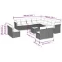 14-teiliges Gartensofa-Set mit beigen synthetischen Rattankissen von , Gartensets - Ref: Foro24-3218499, Preis: 868,45 €, Rab...