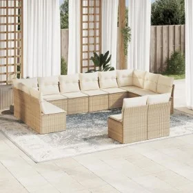 Garden sofa set 12 pieces and brown synthetic rattan cushions by , Garden sets - Ref: Foro24-3218368, Price: 734,77 €, Discou...