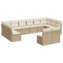 Set de sofás de jardín 12 pzas y cojines ratán sintético marrón de , Conjuntos de jardín - Ref: Foro24-3218368, Precio: 707,3...
