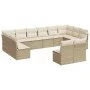 Set mit 12 Gartensofas und Kissen Kunstrattanbraun von , Gartensets - Ref: Foro24-3218368, Preis: 734,77 €, Rabatt: %