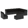 Garden sofa set 12 pieces with black synthetic rattan cushions by , Garden sets - Ref: Foro24-3218465, Price: 735,51 €, Disco...