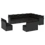 Garden sofa set 12 pieces with black synthetic rattan cushions by , Garden sets - Ref: Foro24-3218465, Price: 756,19 €, Disco...