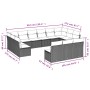 Set Gartensofas mit Kissen 13 Stück synthetisches Rattan beige von , Gartensets - Ref: Foro24-3218389, Preis: 772,28 €, Rabat...