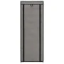 Mueble zapatero de tela con funda gris 57x29x162 cm by vidaXL, Shoe racks and shoe organizers - Ref: Foro24-282432, Price: 31...