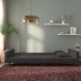 Sofá cama de 2 plazas con dos almohadas terciopelo negro de , Sofás - Ref: Foro24-375923, Precio: 269,75 €