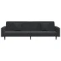 2-seater sofa bed with two black velvet pillows by , Sofas - Ref: Foro24-375923, Price: 264,20 €, Discount: %