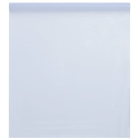 Lámina de ventana esmerilada PVC blanco transparente 45x1000 cm