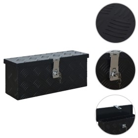Aluminiumbox 485x140x200 mm schwarz von vidaXL, Werkzeugkästen - Ref: Foro24-144845, Preis: 73,92 €, Rabatt: %