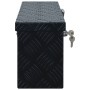 Aluminiumbox 485x140x200 mm schwarz von vidaXL, Werkzeugkästen - Ref: Foro24-144845, Preis: 73,92 €, Rabatt: %