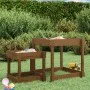 Sandtische 2 Stk. massives Kiefernholz honigbraun von , Strukturen für Spiele im Freien - Ref: Foro24-825054, Preis: 73,41 €,...
