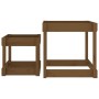 Sandtische 2 Stk. massives Kiefernholz honigbraun von , Strukturen für Spiele im Freien - Ref: Foro24-825054, Preis: 74,09 €,...