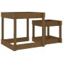 Sandtische 2 Stk. massives Kiefernholz honigbraun von , Strukturen für Spiele im Freien - Ref: Foro24-825054, Preis: 73,41 €,...