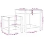 Sandtische 2 Stk. massives Kiefernholz honigbraun von , Strukturen für Spiele im Freien - Ref: Foro24-825054, Preis: 73,41 €,...