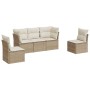 Garden sofa set with 5-piece synthetic rattan beige cushions by , Garden sets - Ref: Foro24-3217348, Price: 329,63 €, Discoun...