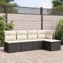 5-teiliges Gartenmöbel-Set und schwarze synthetische Rattankissen von , Gartensets - Ref: Foro24-3217516, Preis: 244,61 €, Ra...