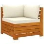 Garden furniture 4 pieces with cushions solid acacia wood by , Garden sets - Ref: Foro24-3087283, Price: 528,58 €, Discount: %