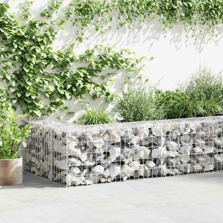 Muro de gaviones con cubiertas acero galvanizado 900x30x50 cm