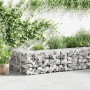 Muro de gaviones con cubiertas acero galvanizado 900x30x50 cm