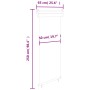Cremefarbene seitliche Balkonmarkise 65x250 cm von , Sonnenschirme - Ref: Foro24-48401, Preis: 53,32 €, Rabatt: %