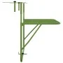 Green steel balcony table 60x40 cm by , Garden tables - Ref: Foro24-340918, Price: 48,94 €, Discount: %