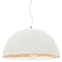 Lámpara colgante blanco y plateado E27 Ø50 cm de vidaXL, Lámparas - Ref: Foro24-50937, Precio: 74,63 €, Descuento: %